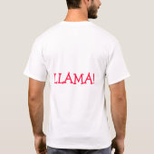 lama t-shirt (Achterkant)