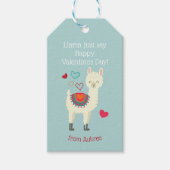 Lama Valentijnsdag Label Cadeaulabel (Voorkant)