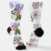 Lama winter sokken (Gebogen)