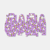 Lamacorn Madness Bedankdoosjes (Uitgevouwen)