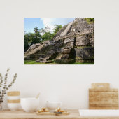 Lamanai, Belize briefkaart Poster (Keuken)