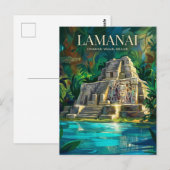 Lamanai Mayaruïnes Belize Briefkaart (Voorkant / Achterkant)