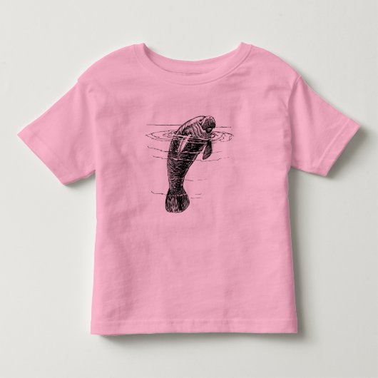 Lamantijn peuter shirt (Voorkant)