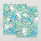 lamapatroon 2 briefkaart (Voorkant / Achterkant)