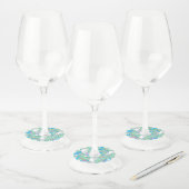 lamapatroon 2 wijnglaslabel (Set)