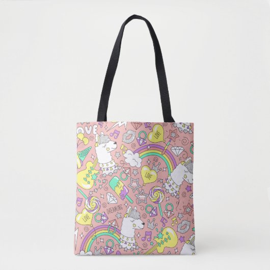 lamapatroon 3 tote bag (Voorkant)