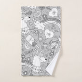 lamapatroon 4 bad handdoek (Handdoek)