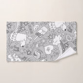 lamapatroon 4 bad handdoek (Handdoek)
