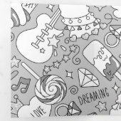 lamapatroon 4 drieluik wenskaart (Binnenzijde eerst)