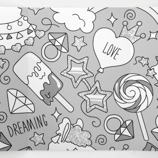 lamapatroon 4 drieluik wenskaart (Binnenkant midden)