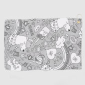 lamapatroon 4 golfhanddoek (Horizontaal)