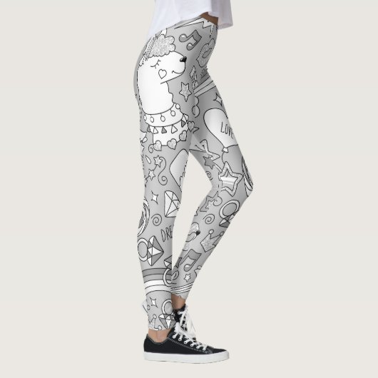 lamapatroon 4 leggings (Rechts)