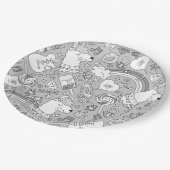 lamapatroon 4 papieren bordje (Gekanteld)