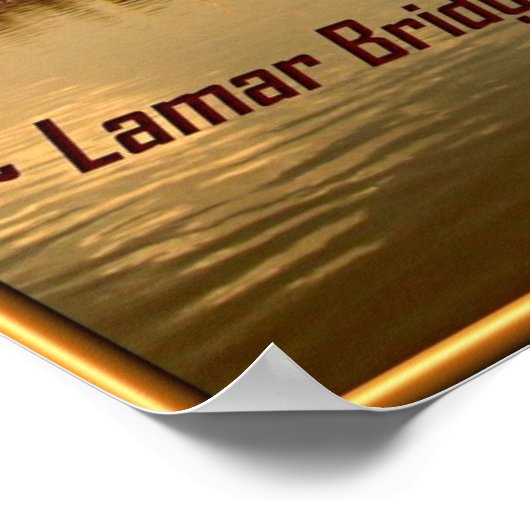 Lamar Bridge Poster (Hoek)