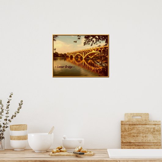Lamar Bridge Poster (Keuken)