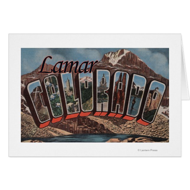 Lamar, ColoradoLarge Letter ScenesLamar, CO (Voorkant Horizontaal)