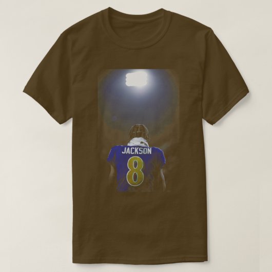 Lamar Jackson 1 T-shirt (Design voorkant)