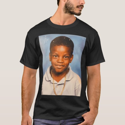 Lamar Jackson School Foto T-shirt (Voorkant)