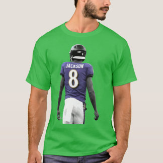 Lamar Jackson uitgesneden T-shirt