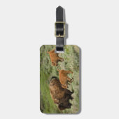 Lamar Valley Mini Stampede Bagagelabel (Voorkant verticaal)