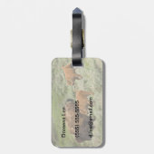 Lamar Valley Mini Stampede Bagagelabel (Achterkant verticaal)