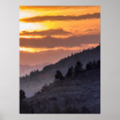 Lamar Valley Sunset Poster (Voorkant)