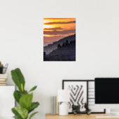 Lamar Valley Sunset Poster (Thuiskantoor)