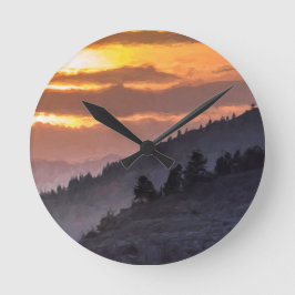 Lamar Valley Sunset Ronde Klok