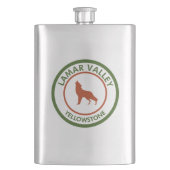 Lamar Valley Yellowstone Wolf Flacon (Voorkant)