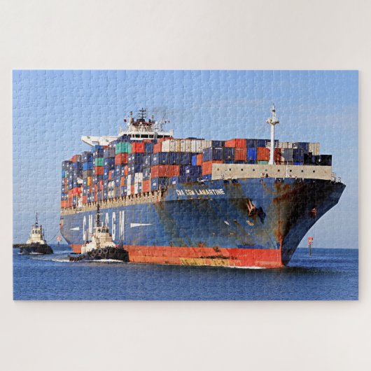 Lamartine containerschip legpuzzel (Horizontaal)