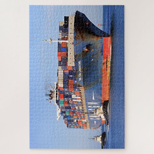 Lamartine containerschip legpuzzel (Verticaal)