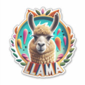 Lama's en Lachen Versier met Llama Stickers (Voorkant)