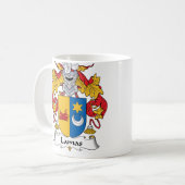 Lamas Family Crest Koffiemok (Voorkant links)