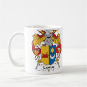 Lamas Family Crest Koffiemok (Links)