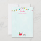 Lama's in Pyjama Slumber Party Bedankkaart (Voorkant)