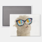 Lamas in tinten: August Magnet 3.5 "x2.5" (Voorkant / Achterkant)