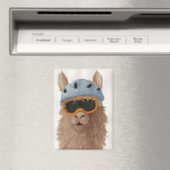 Lamas in tinten: januari magneet 2.5 "x3.5" (Insitu (Vaatwasser))