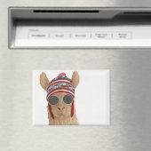 Lamas in tinten: juli magneet 3.5 "x2.5" (Insitu (Vaatwasser))