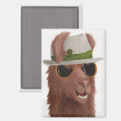 Lamas in tinten: maart magneet 2.5 "x3.5" (Voorkant / Achterkant)