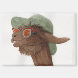 Lamas in tinten: November Magnet 3.5 "x2.5"