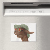 Lamas in tinten: November Magnet 3.5 "x2.5" (Insitu (Vaatwasser))