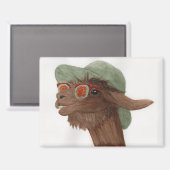 Lamas in tinten: November Magnet 3.5 "x2.5" (Voorkant / Achterkant)