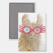 Lamas in tinten: oktober magneet 2.5 "x3.5" (Voorkant / Achterkant)