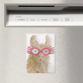 Lamas in tinten: oktober magneet 2.5 "x3.5" (Insitu (Vaatwasser))