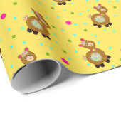 Lamas patroon cadeaupapier (Rol Hoek)