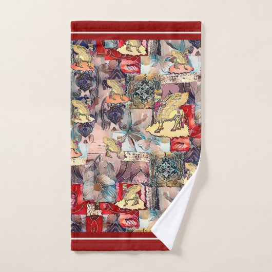 Lamassu Art Hand Towel Handdoek (Handdoek)