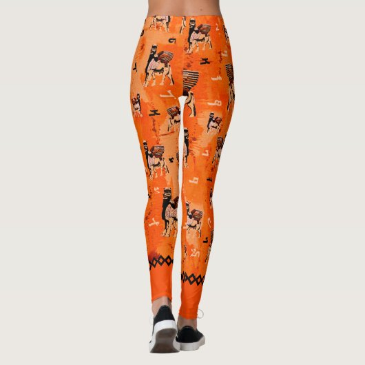 Lamassu en Alphabet Leggings (Achterkant)