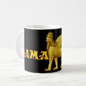 Lamassu Gold Koffiemok (Voorkant links)