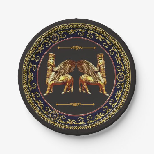 Lamassu Goud Papier Bord (Voorkant)