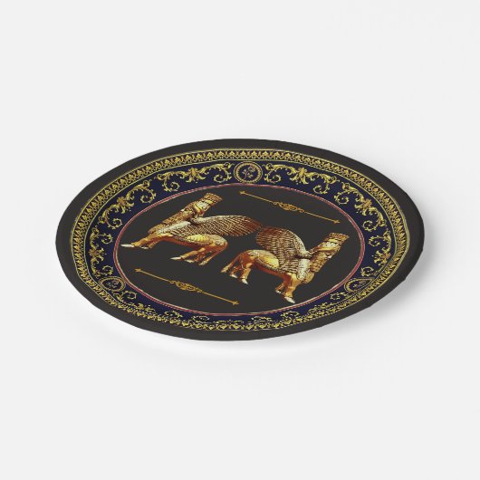 Lamassu Goud Papier Bord (Gekanteld)